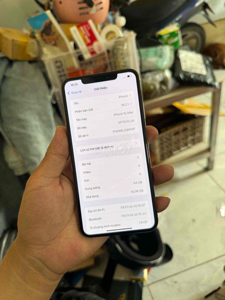 iphone xsm 64g quốc tế full face id pin 100. Mua bán Điện thoại tại Thành phố Vị Thanh Hậu Giang được đăng bởi máy củ giá tốt  hình 1