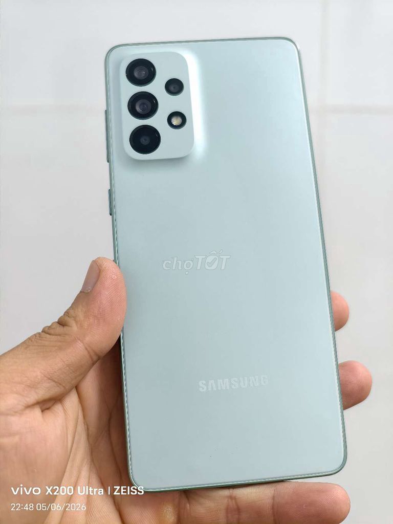 Samsung Galaxy A73 5G 128GB Xanh nhạt. Mua bán Điện thoại tại Thành phố Bến Tre Bến Tre được đăng bởi Lê Trường hình 1