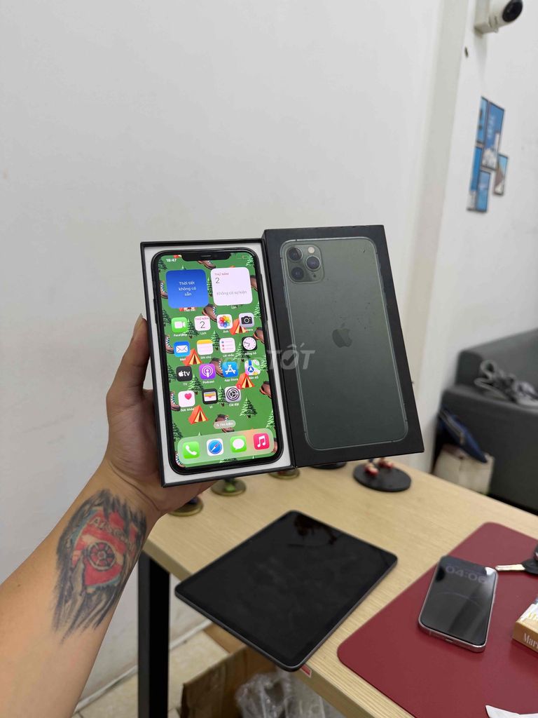 iPhone 11 Pro Max QTE 256GB Zin Full Chức Năng. Mua bán Điện thoại tại Quận Đống Đa Hà Nội được đăng bởi Trung Kiên Trả Góp Bao Nợ Xấu hình 1