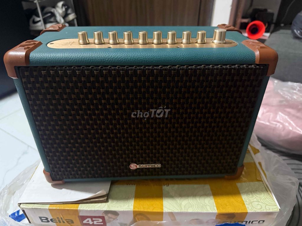 Loa karaoke Sumico Bella 42 Xanh Rất mới. Mua bán Tivi, Âm thanh tại Quận 7 Tp Hồ Chí Minh được đăng bởi Gia Bảo Bối hình 1