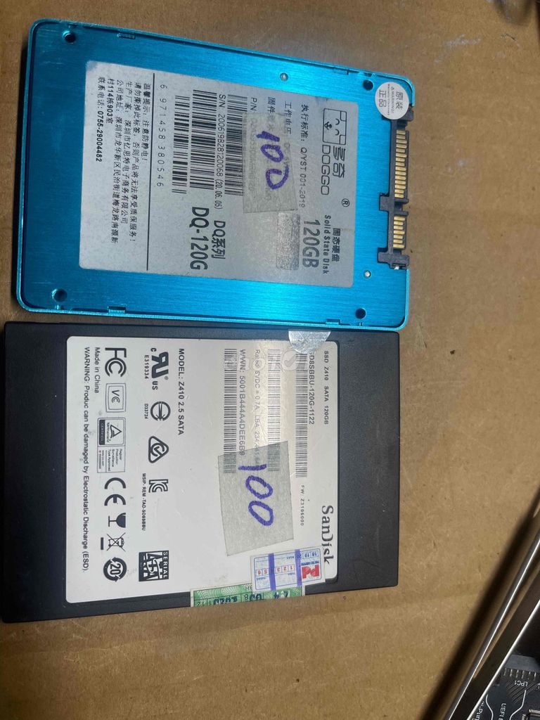 Ổ cứng SSD -120G SK 100%. Mua bán Linh kiện (RAM, Card...) tại Huyện Phong Điền Cần Thơ được đăng bởi Bán lẻ hình 1