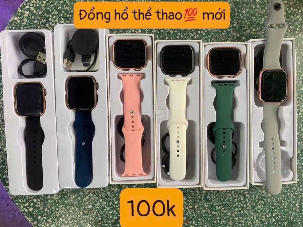 Đồng hồ thông minh ( thanh lý 💯 mới). Mua bán Thiết bị đeo thông minh tại Thành phố Bến Tre Bến Tre được đăng bởi CỬA HÀNG THANH LÝ GIÁ RẺ hình 1