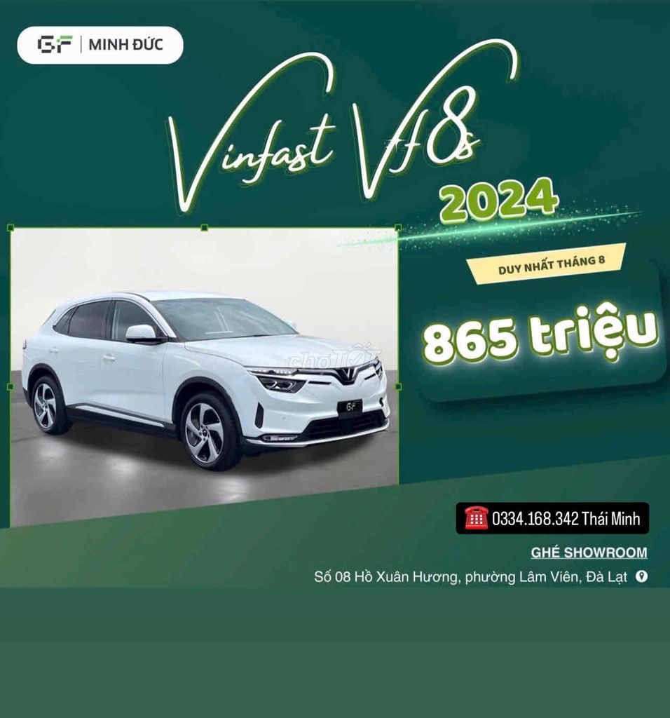 VinFast VF8 2024 Eco - 30 km. Mua bán Ô tô tại Thành phố Đà Lạt Lâm Đồng được đăng bởi minh hình 1