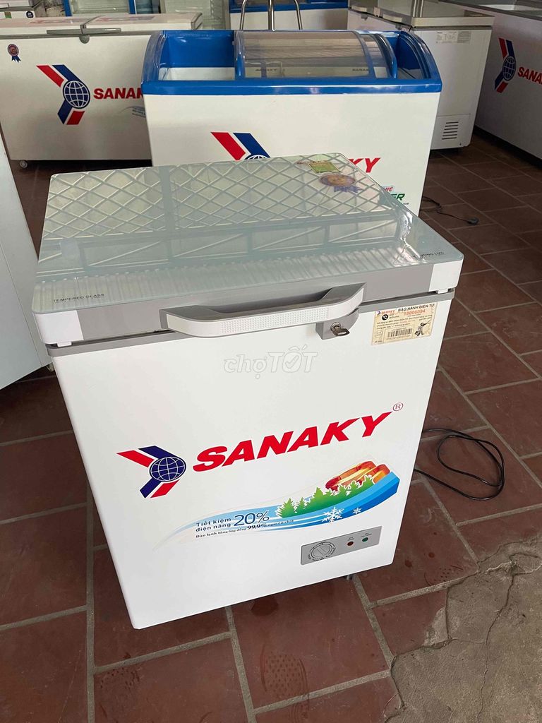 Tủ đông Sanaky 150 lít Trắng Mới 95%. Mua bán Tủ lạnh tại Quận Tân Phú Tp Hồ Chí Minh được đăng bởi cửa hàng thanh lý đồ cũ hình 1