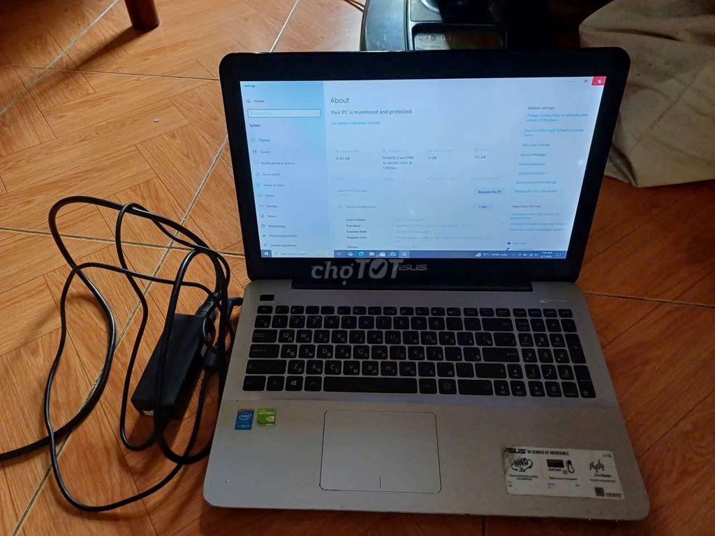 Asus i3 4030U 8GB/SSD 120GB Like New. Mua bán Laptop tại Quận Cầu Giấy Hà Nội được đăng bởi Rain hình 1