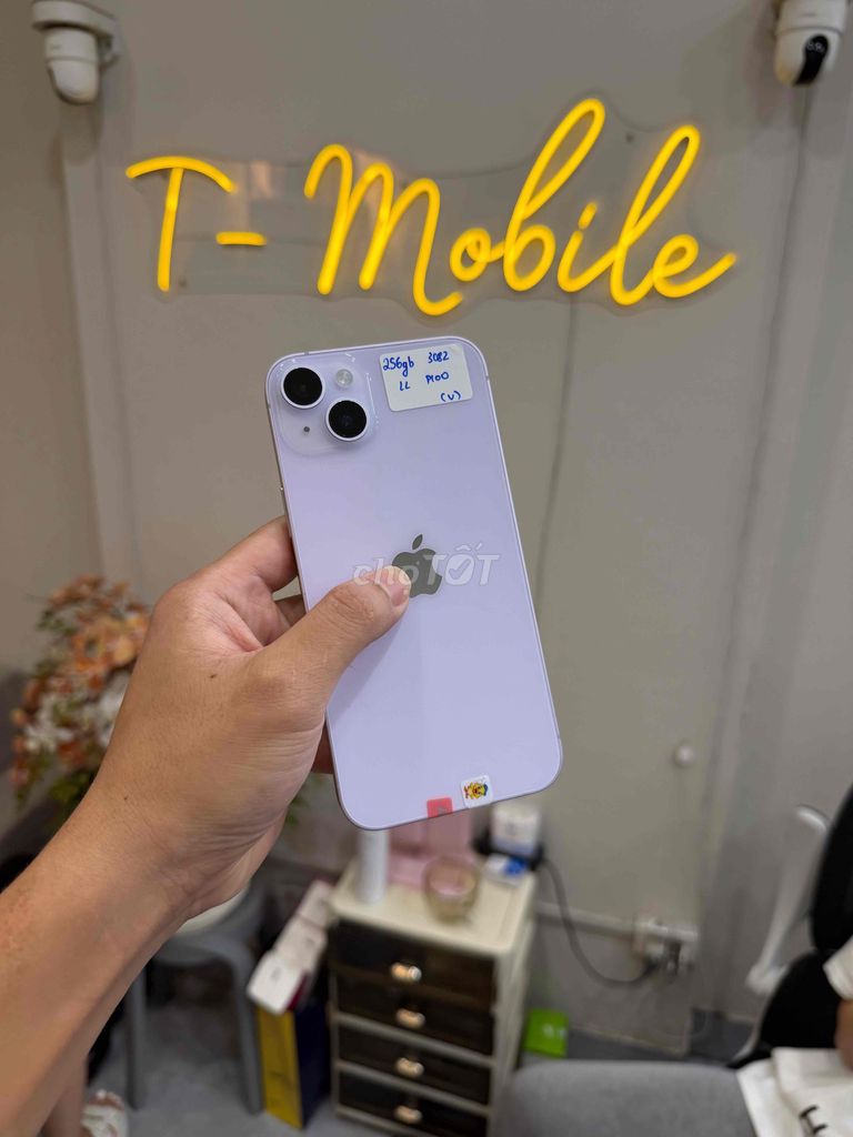 14 Plus 256GB Tím LL/A 100% zin đẹp. Mua bán Điện thoại tại Quận Thanh Xuân Hà Nội được đăng bởi Ngô Tráng T Mobile hình 1