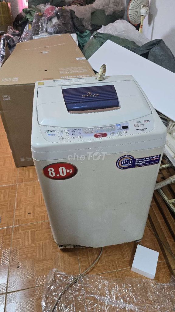 Máy giặt Toshiba 8kg Trắng cũ . Mua bán Máy giặt tại Huyện Di Linh Lâm Đồng được đăng bởi tùng hình 1