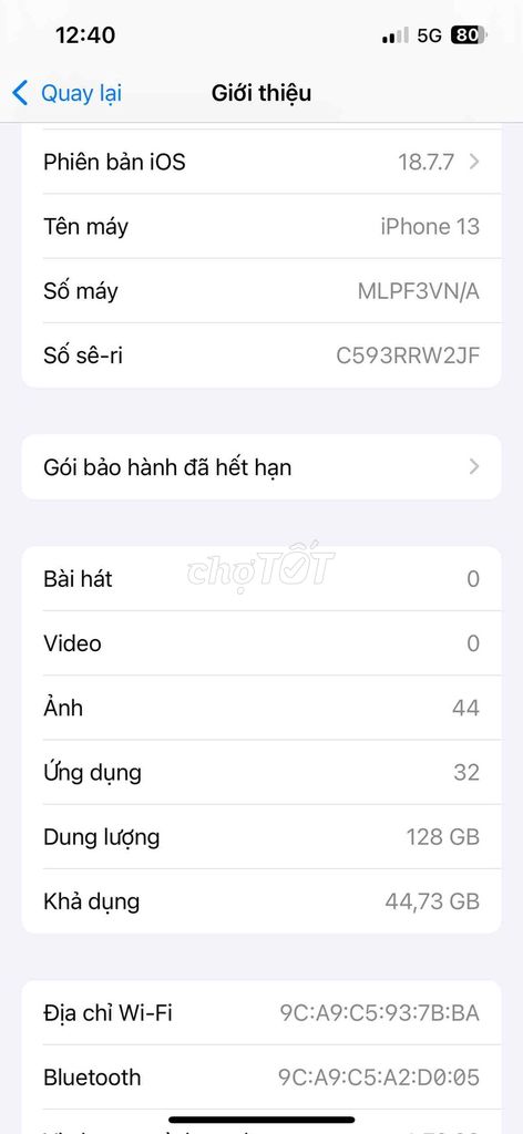 Apple iPhone 13 128GB Đen giao lưu. Mua bán Điện thoại tại Thành phố Biên Hòa Đồng Nai được đăng bởi lê đức duy hình 1