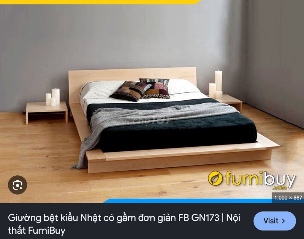Giường bệt kiểu Nhật. Mua bán Giường, chăn ga gối nệm tại Quận 3 Tp Hồ Chí Minh được đăng bởi Trang Nhung hình 1