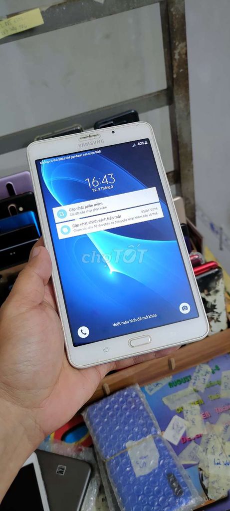 Samsung Tab A6 7.0inch, ram 2gb, YouTube. Mua bán Máy tính bảng tại Quận Gò Vấp Tp Hồ Chí Minh được đăng bởi A LONG   nhận thanh toán THẺ TÍN DỤNG hình 1