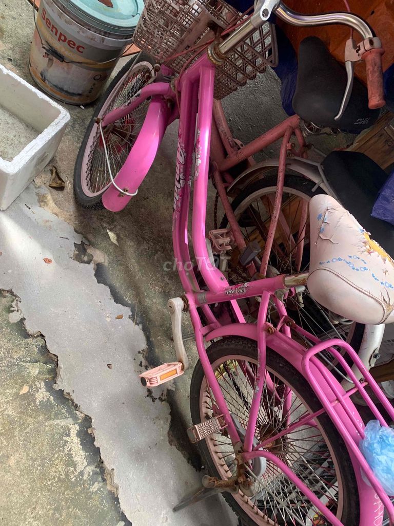 xe đạp hồng. Mua bán Xe đạp tại Quận Bắc Từ Liêm Hà Nội được đăng bởi Ninh hình 2