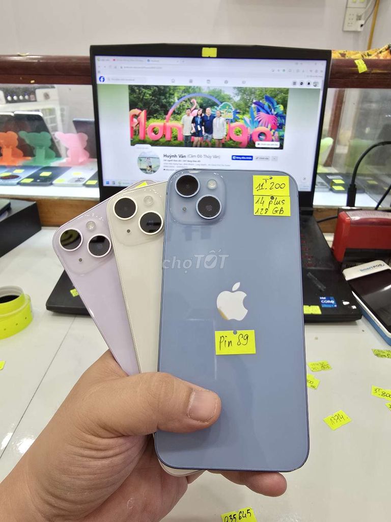 iPhone 14 Plus 128GB - Có Khay Sim. Mua bán Điện thoại tại Thành phố Long Xuyên An Giang được đăng bởi Facebook Cầm Đồ Thúy Vân hình 1
