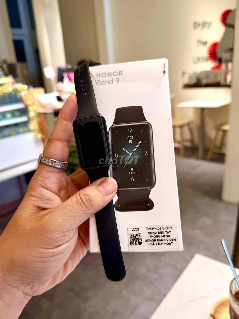 Honor Band 9 Đen. Mua bán Thiết bị đeo thông minh tại Quận 10 Tp Hồ Chí Minh được đăng bởi Huyn Bin hình 1