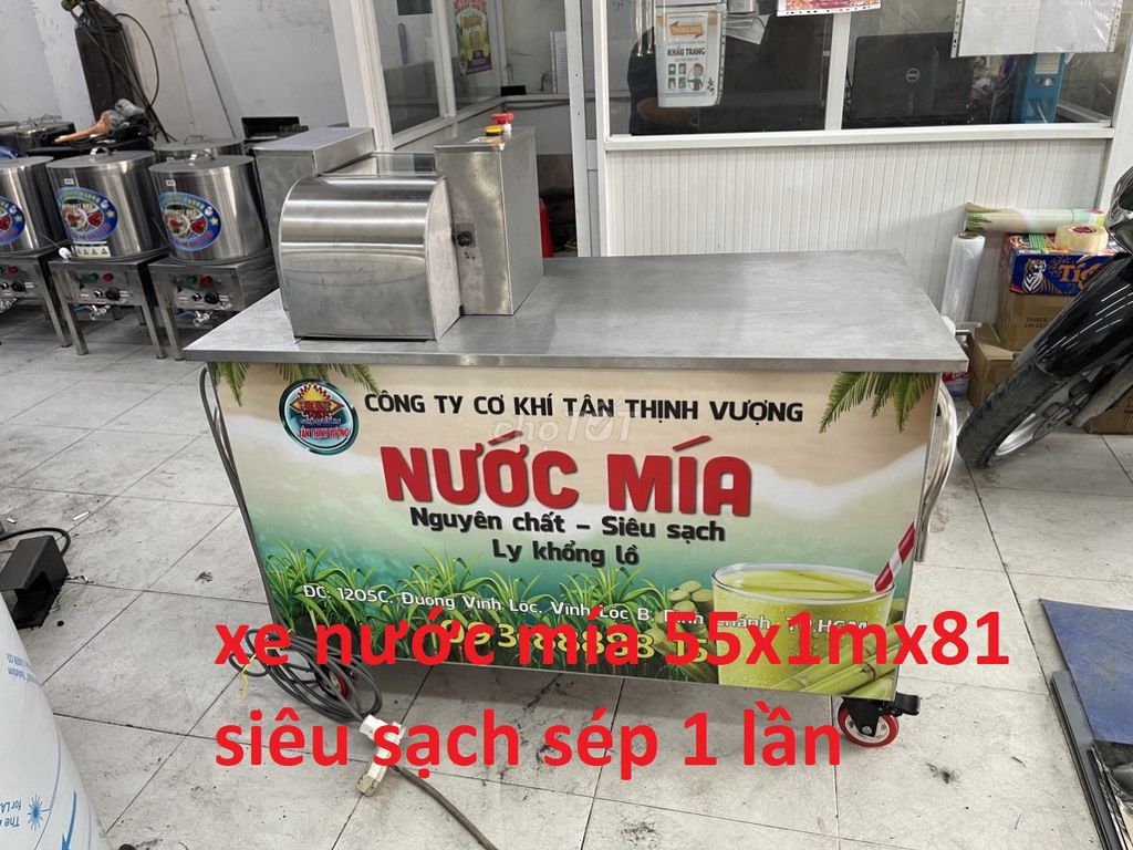 Máy ép mía 1 lần rulo kim cương