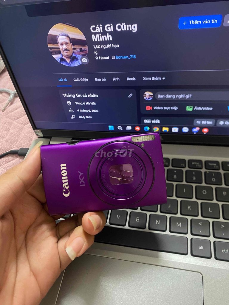 canon ixu 600f. Mua bán Máy ảnh, Máy quay tại Quận Nam Từ Liêm Hà Nội được đăng bởi nguyễn minh hình 1