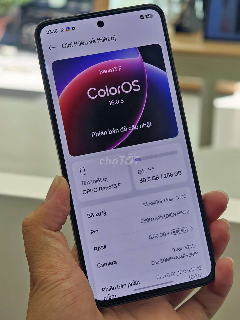 Oppo Reno13 F 256GB Xám đen 8GB RAM. Mua bán Điện thoại tại Quận 7 Tp Hồ Chí Minh được đăng bởi sơn hình 1