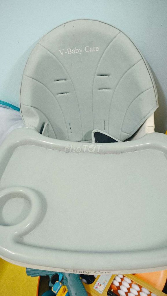 Ghế ăn dặm V-Baby Care Xanh Khay tháo rời. Mua bán Mẹ và bé tại Quận Bắc Từ Liêm Hà Nội được đăng bởi Tuyết Nhung Trần hình 1