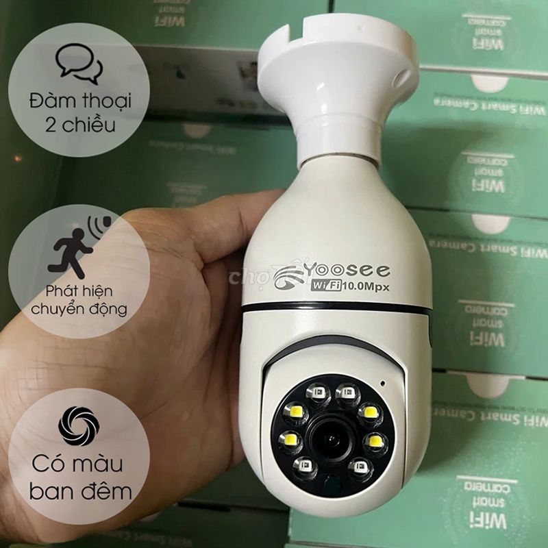 Camera đui bóng đèn Yoosee 10Mpx. Mua bán Máy ảnh, Máy quay tại Quận Ninh Kiều Cần Thơ được đăng bởi PHƯỚC HIỆP hình 1