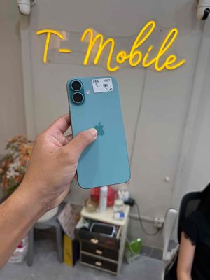 16 Plus 128Gb Quốc Tế zin all pin 94% xanh keng