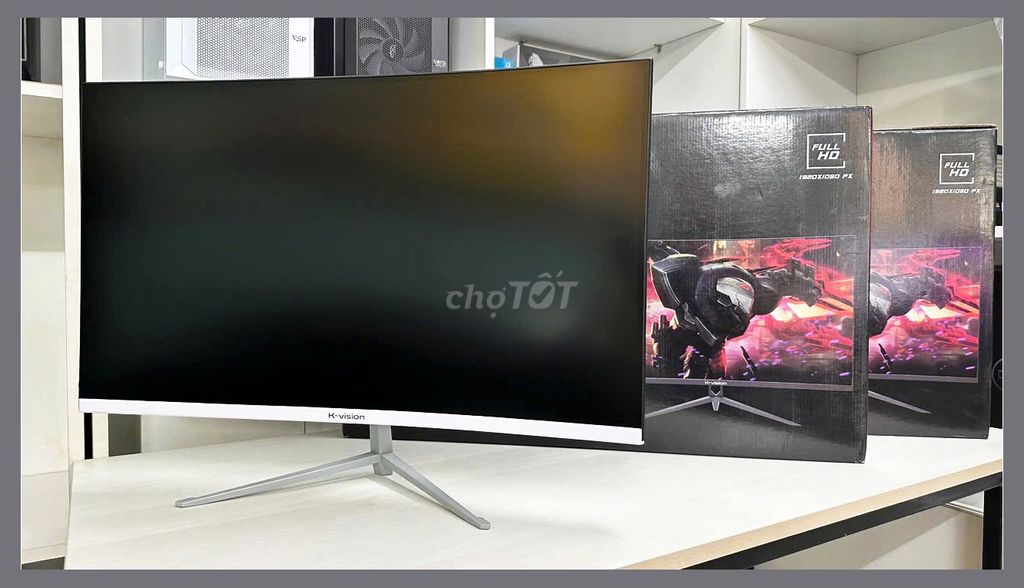 Màn hình cong mới 27inch K-vision bh 36 tháng