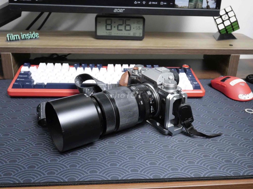 Máy ảnh Fuji XT4 Bạc vs FX 55-200mm. Mua bán Máy ảnh, Máy quay tại Quận Bình Thuỷ Cần Thơ được đăng bởi Vương Tấn Đạt hình 1