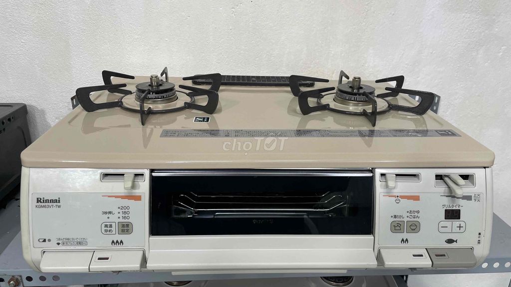 Bếp ga Rinnai KGM63VT-TW Kem 2 năm. Mua bán Bếp, lò, đồ điện nhà bếp tại Quận 8 Tp Hồ Chí Minh được đăng bởi bếp ga nhật giá rẻ hình 1