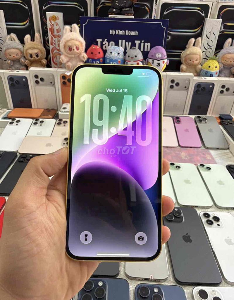 Apple iPhone 14 Plus 128GB Vàng LL/A P89 Zin Áp. Mua bán Điện thoại tại Quận Gò Vấp Tp Hồ Chí Minh được đăng bởi TÁO UY TÍN CHUYÊN SỈ LẺ IPHONE IPAD TUYỂN CTV hình 1