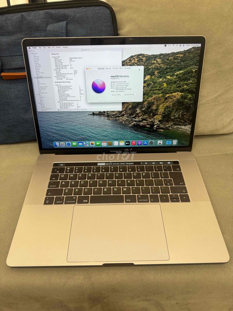 Apple Macbook Pro 2016 i7 15 inch 16GB/512GB Bạc. Mua bán Laptop tại Quận Đống Đa Hà Nội được đăng bởi hanam80 hình 1