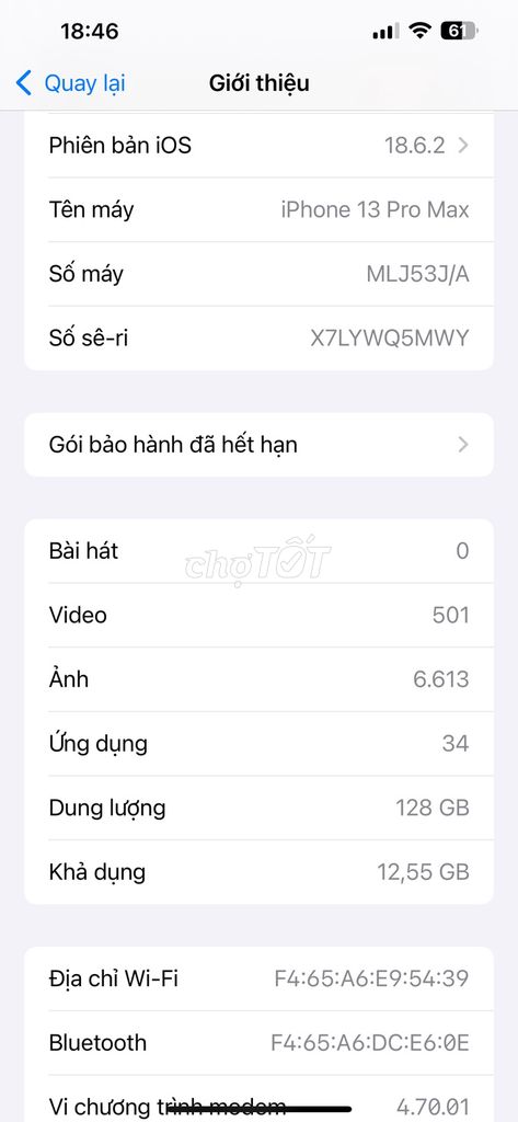 Apple iPhone 13 Pro Max 128GB Đen Vỡ màn hình. Mua bán Điện thoại tại Quận 7 Tp Hồ Chí Minh được đăng bởi khương đen thật hình 1