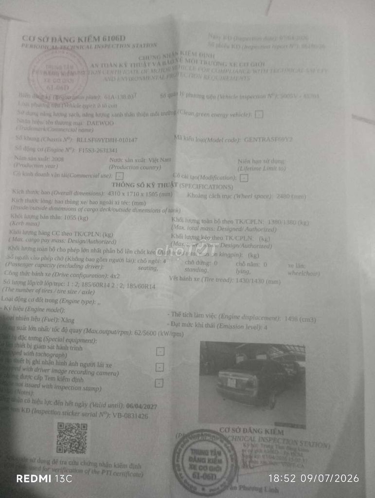 Daewoo Gentra 2008 photo 3