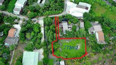 773m2 đất vườn Tân Túc, Sổ hồng riêng