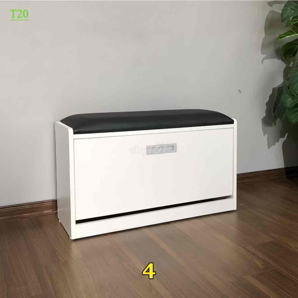 Kệ để giày dép gỗ Trắng. Mua bán Tủ, kệ gia đình tại Quận 5 Tp Hồ Chí Minh được đăng bởi Kiều My hình 1