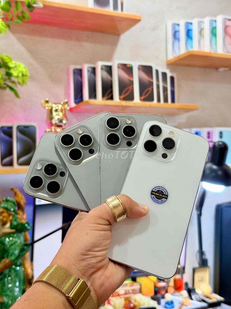 Apple iPhone 15 Pro Max 256GB Trắng Zin đẹp. Mua bán Điện thoại tại Thành phố Long Xuyên An Giang được đăng bởi Trung Black Long Xuyên hình 1