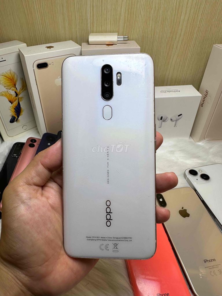Oppo A5 2020 64GB Trắng. Mua bán Điện thoại tại Huyện Gò Công Đông Tiền Giang được đăng bởi Điện Thoại Giá Rẻ hình 1