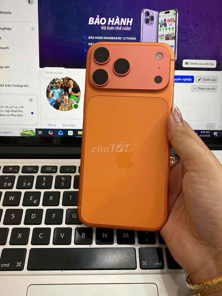 Apple iPhone 17 Pro Max 256GB Cam 99%. Mua bán Điện thoại tại Quận 3 Tp Hồ Chí Minh được đăng bởi Tuấn Nguyễn hình 1
