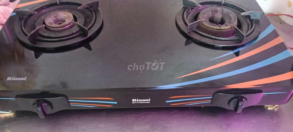 Bếp ga Rinnai RV-715SlimGL Đen. Mua bán Bếp, lò, đồ điện nhà bếp tại Quận 8 Tp Hồ Chí Minh được đăng bởi Huynh Ly hình 1