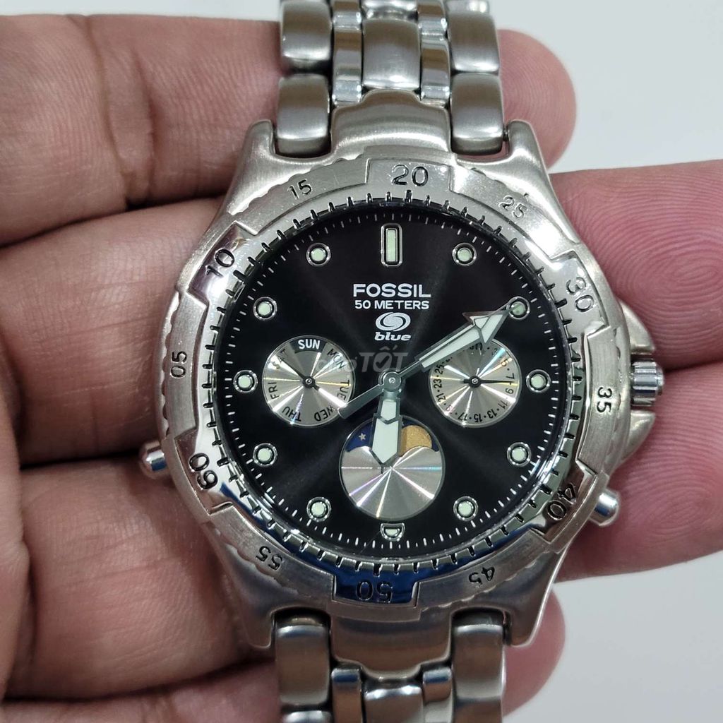 Đồng hồ Fossil moonphase, size 39
