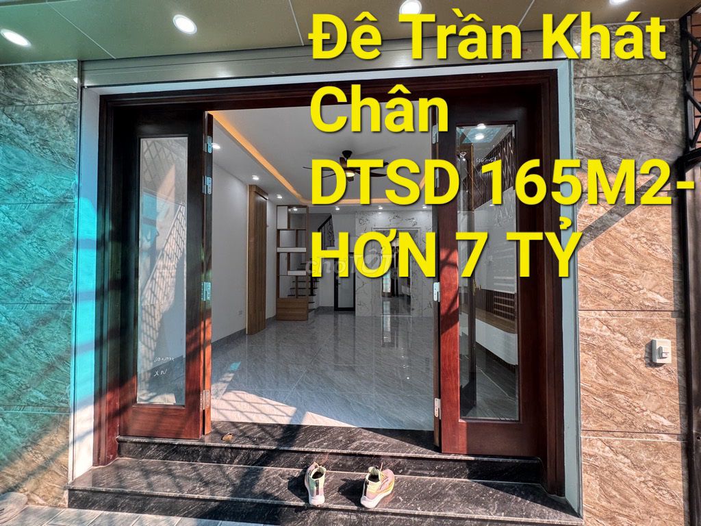 SIÊU PHẨM ĐÊ TRẦN KHÁT CHÂN DTSD 185M2 THANG MÁY 3 NGỦ ,30M RA Ô TÔ