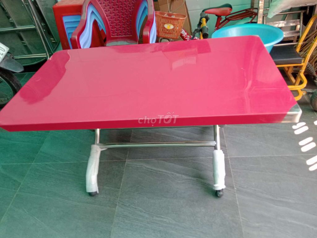 Bàn ăn Inox chưa sử dụng. Mua bán Bàn ghế tại Thành phố Tân An Long An được đăng bởi huyền hình 1
