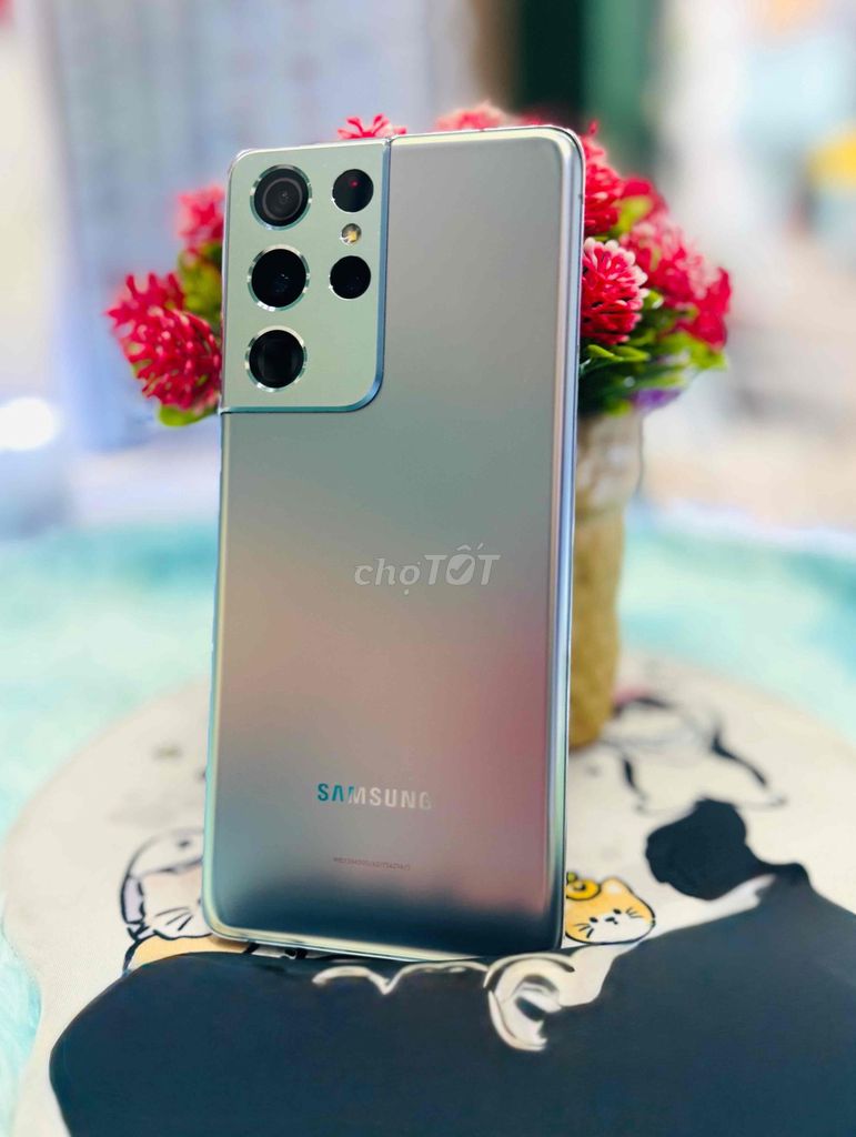 Samsung Galaxy S21 Ultra 5G 12/128GB Bạc SSVN. Mua bán Điện thoại tại Quận 10 Tp Hồ Chí Minh được đăng bởi Philongmobile hình 1