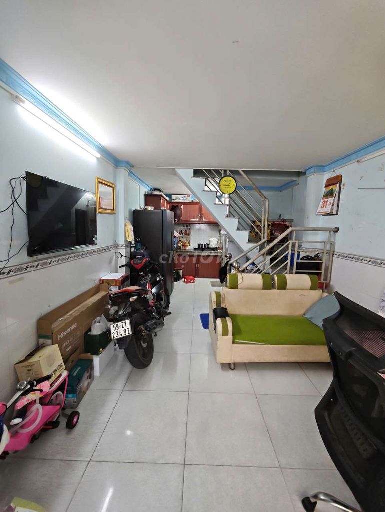 cho thuê nhà xhx  võ thi  Nhờ ,Tân thuận, quận 7,dt:3,5x8m,giá:7trieu