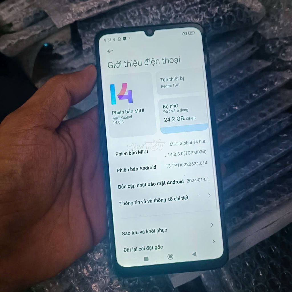 Xiaomi Redmi 13C 4GB/128GB Like New. Mua bán Điện thoại tại Quận Bình Thạnh Tp Hồ Chí Minh được đăng bởi Hội Đồ Điện Tử hình 1