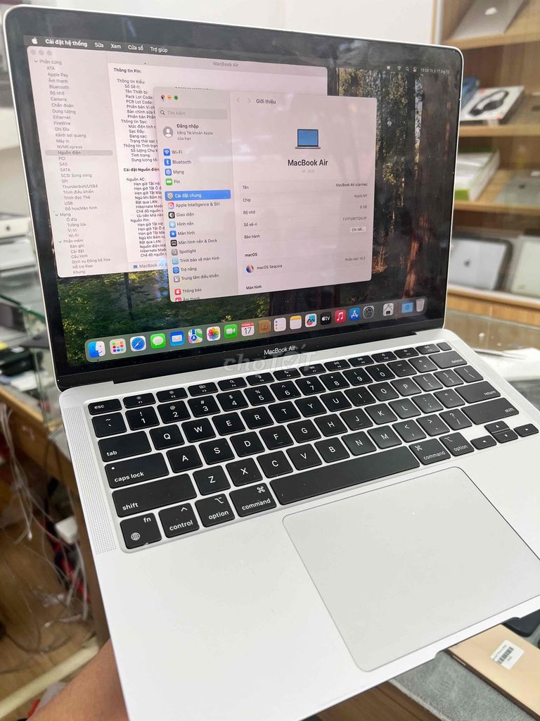 Macbook Air M1 8/256gb zin đẹp 98%