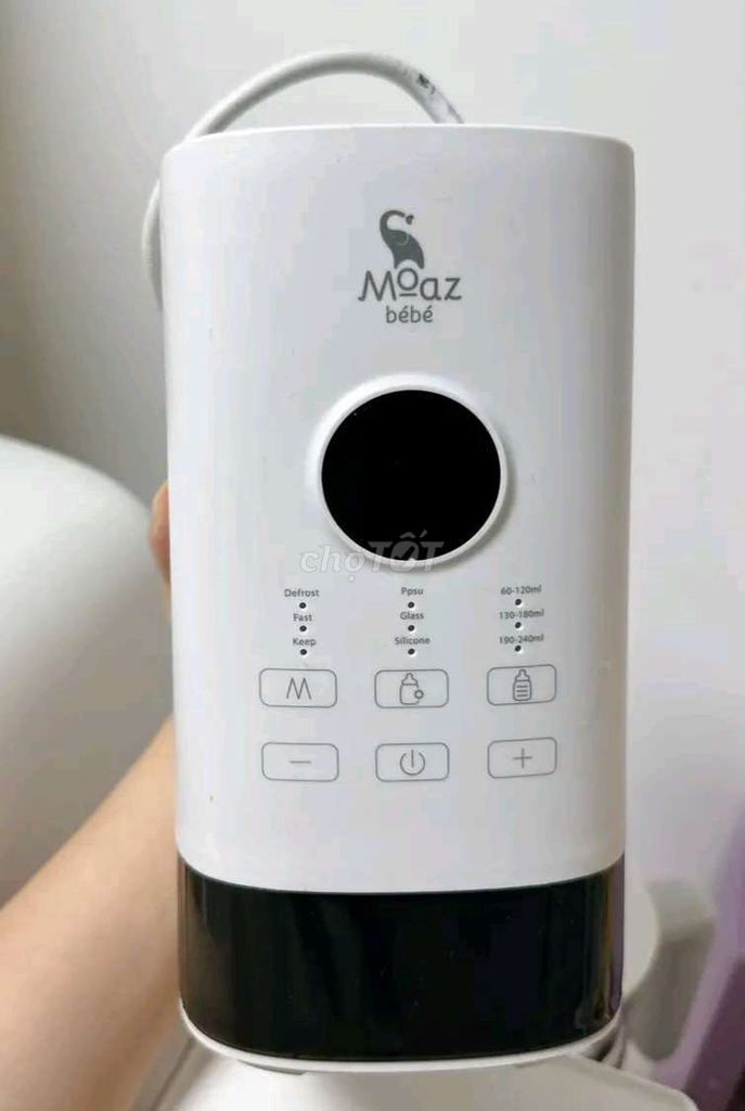 Máy hâm sữa Moaz Bébé Trắng. Mua bán Mẹ và bé tại Huyện Bình Chánh Tp Hồ Chí Minh được đăng bởi trungnhan8170 hình 1