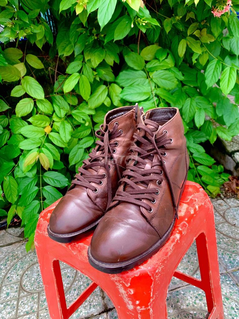 Giày cao cổ size 42 da bò Nhật. Mua bán Giày dép tại Thành phố Mỹ Tho Tiền Giang được đăng bởi Mr Pi hình 1