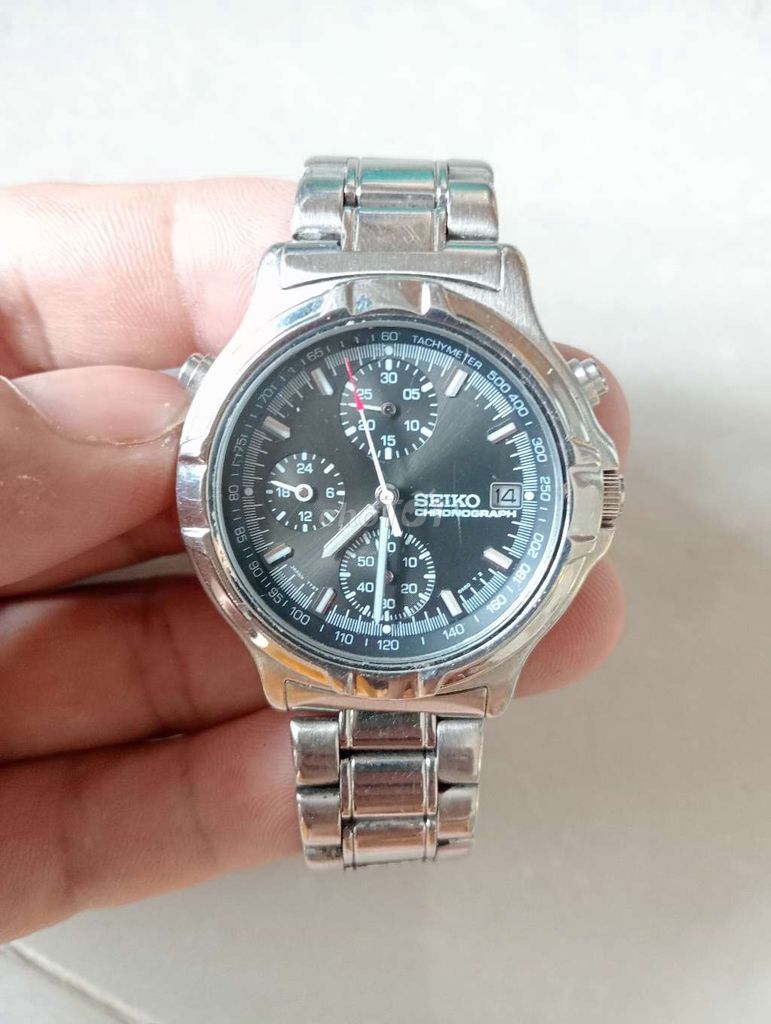 Đồng hồ Seiko Chronograph Bạc Nam. Mua bán Đồng hồ tại Thành phố Bà Rịa Bà Rịa - Vũng Tàu được đăng bởi Năm phong hình 1