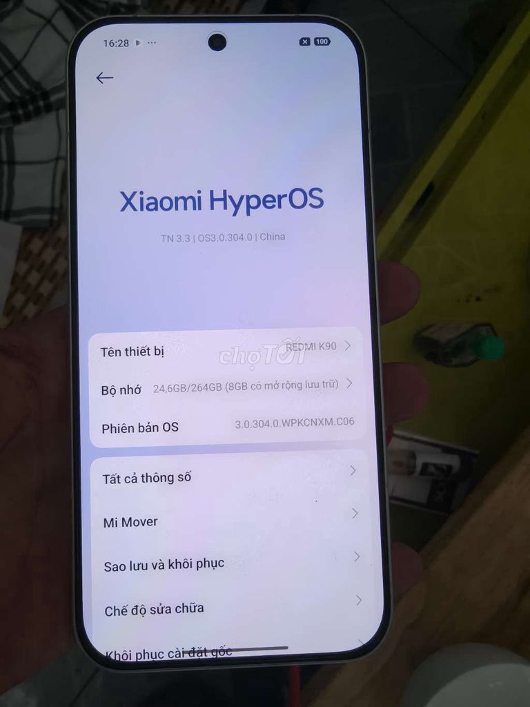 Xiaomi Redmi K90 tiếng việt. Mua bán Điện thoại tại Thành phố Bến Tre Bến Tre được đăng bởi Từ Tuấn Bến Tre hình 1