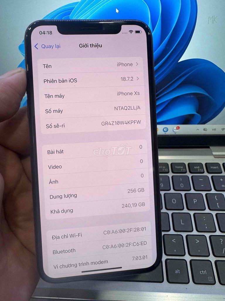 Apple iPhone XS 256GB Vàng. Mua bán Điện thoại tại Quận 6 Tp Hồ Chí Minh được đăng bởi QUỐC THIÊN BÁN GÓP 0 ĐỒNG  hình 1