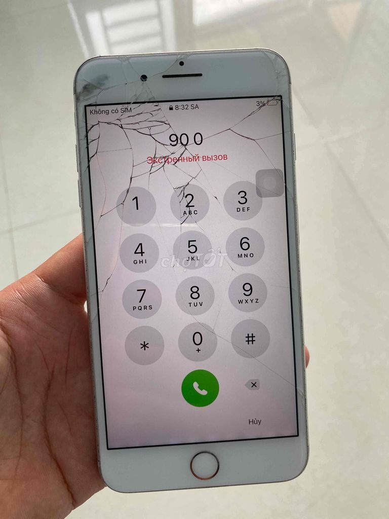 xác iPhone 7 Plus còn màn zin nứt kính. Mua bán Điện thoại tại Thị xã Tân Uyên Bình Dương được đăng bởi điện thoại cũ Tân Uyên  hình 1