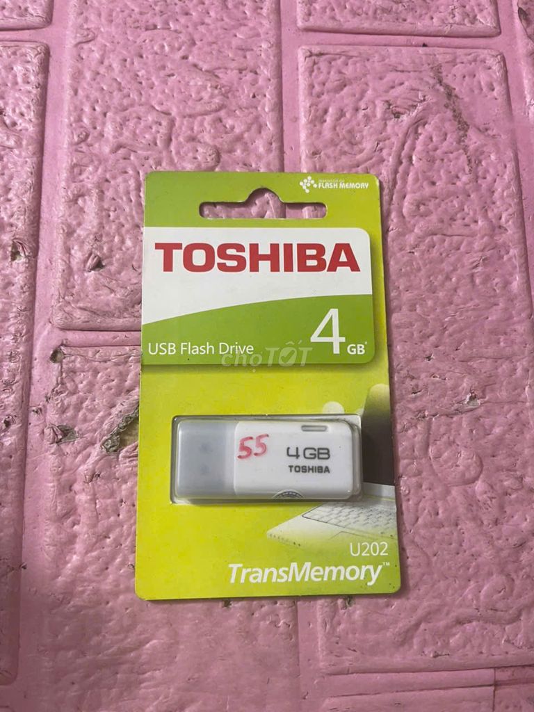 USB Flash Drive Toshiba TransMemory U202 4GB. Mua bán Phụ kiện (Màn hình, Chuột...) tại Thành phố Thủ Đức Tp Hồ Chí Minh được đăng bởi KHO SỈ COMPUTER HCM hình 1